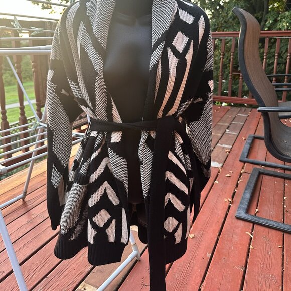 Lauren - Ralph Lauren Black & White Cardigan - Picture 4 of 4